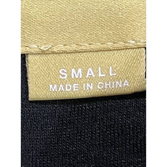 Maeve Anthropologie Black Textured Short Dress Size Small 3-Button Back Accent - Picture 6 of 10